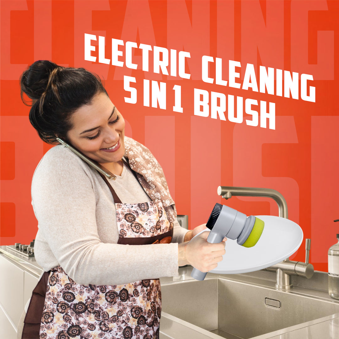 3-Speed Electric Cleaning Brush | Cordless, Waterproof & USB-C Rechargeable