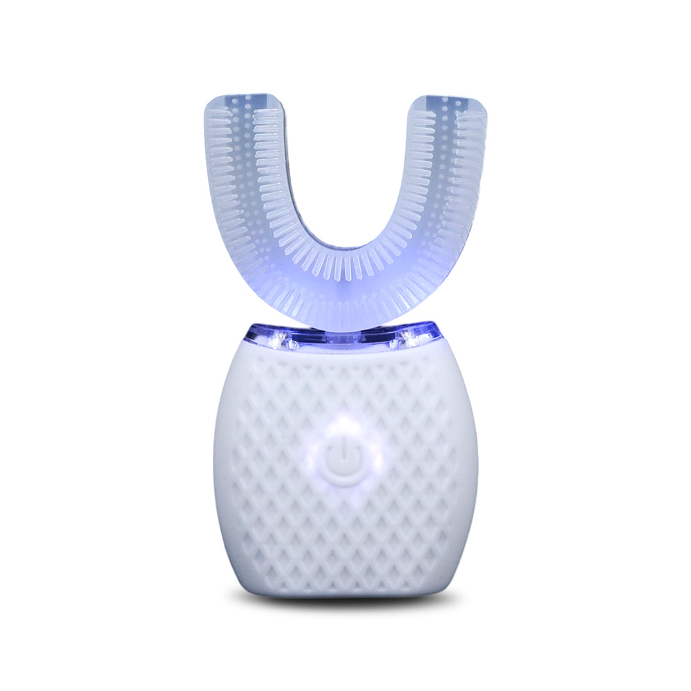 360° Ultrasonic U-Shaped Electric Toothbrush | Hands-Free Auto Cleaning