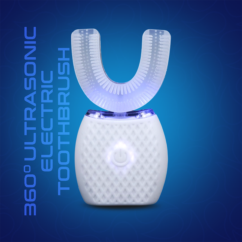360° Ultrasonic U-Shaped Electric Toothbrush | Hands-Free Auto Cleaning