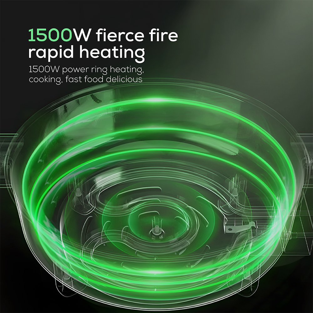 Sokany Electric Non-Stick Frying Pan |Adjustable Heat Control & Tempered Glass Lid