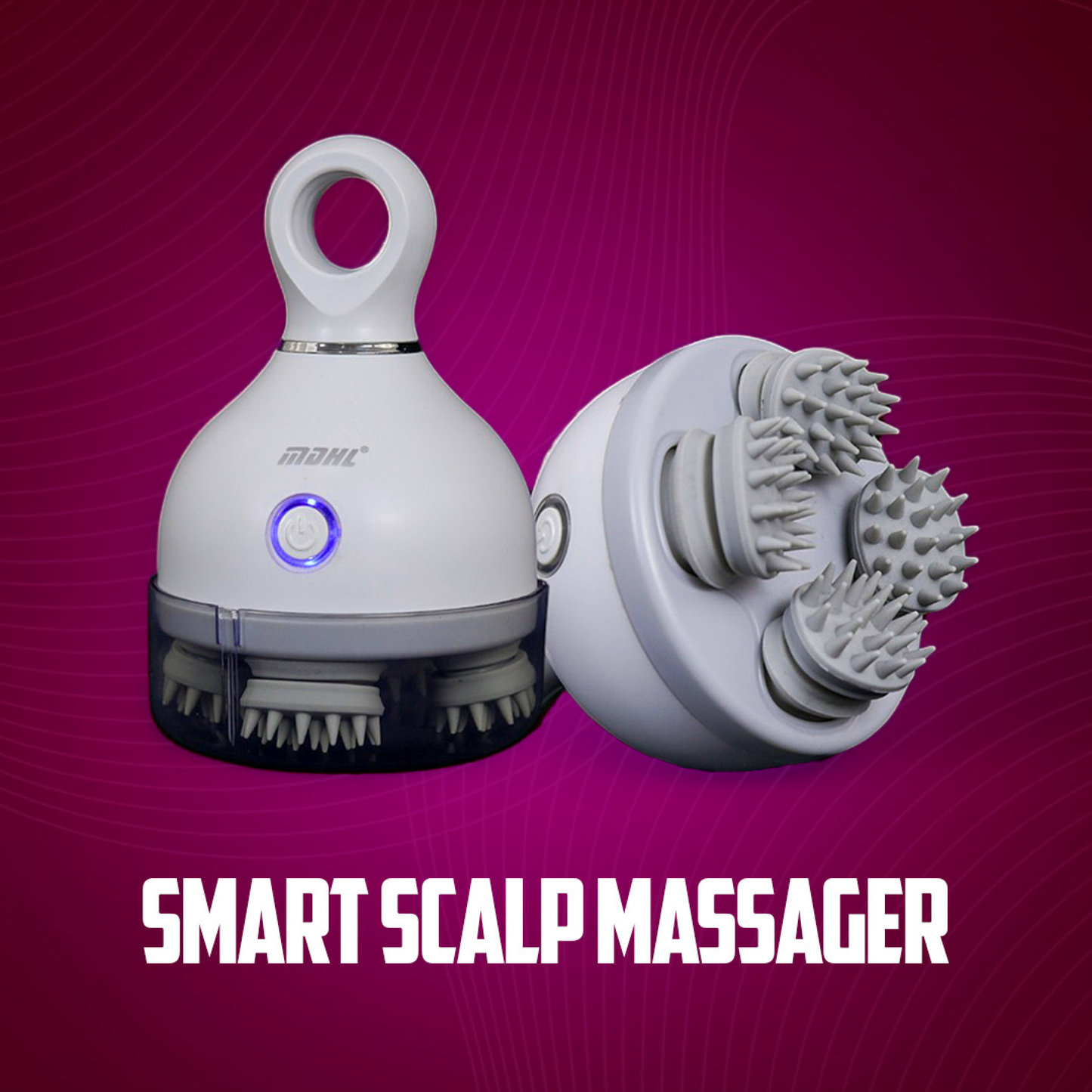 Rechargeable Scalp & Body Massager | Hair Growth & Stress Relief Tool