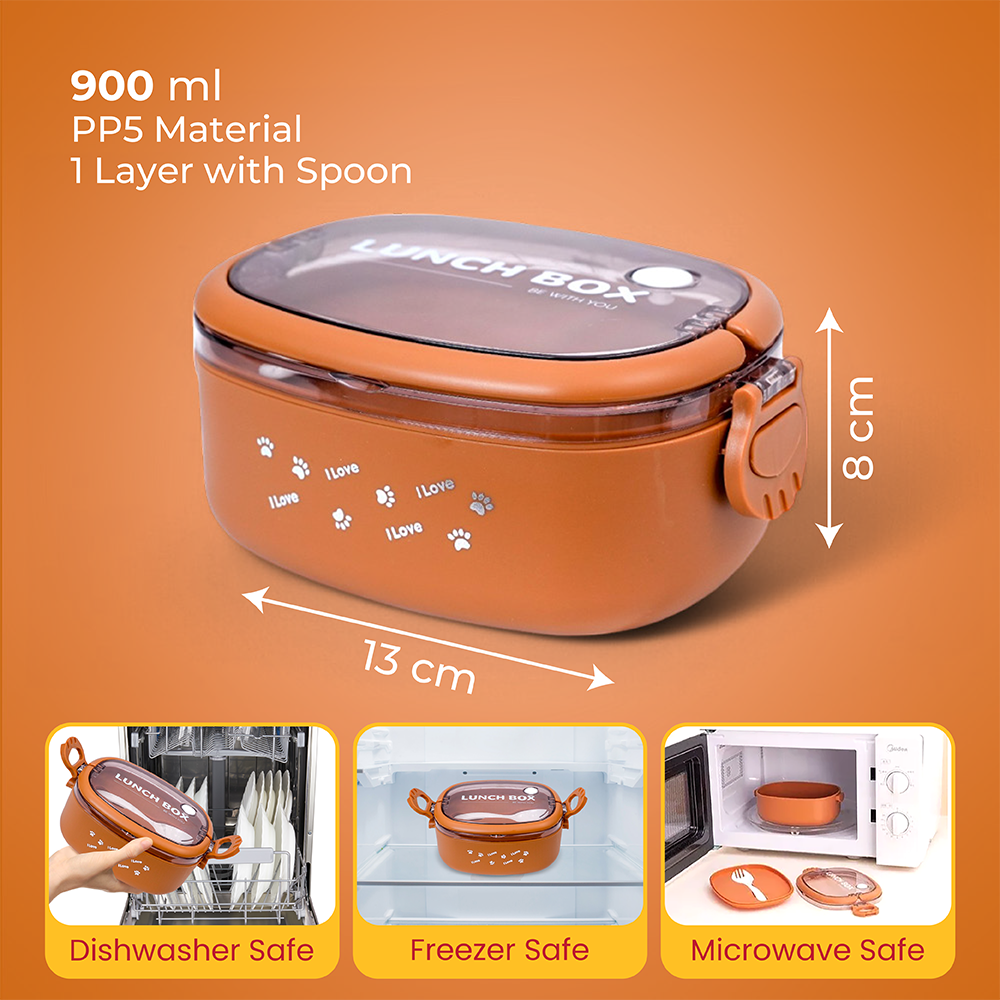 CompactFresh 900ml Stainless Steel Bento Box | Dishwasher Safe