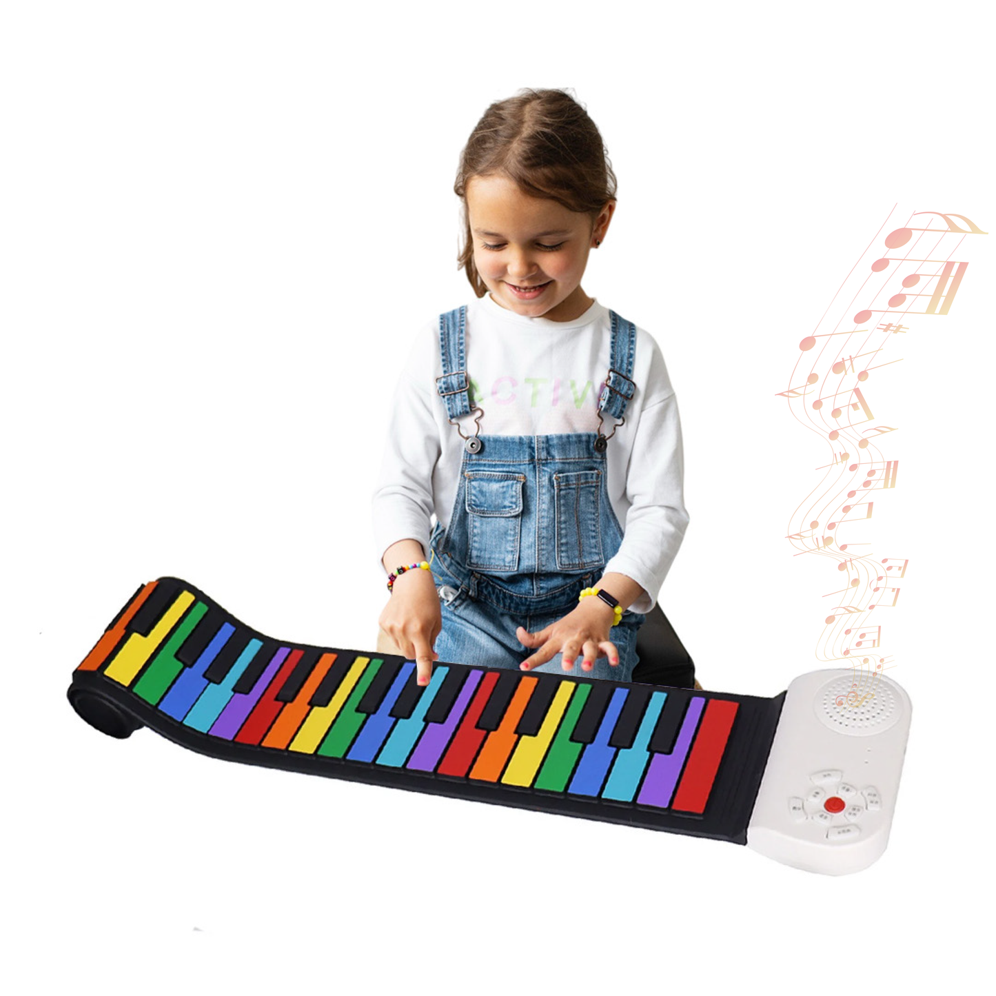 Roll Up Piano Keyboard for Kids & Beginners | Electronic Keyboard with Built-in Speakers