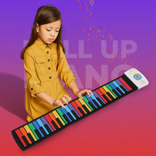 Roll Up Piano Keyboard for Kids & Beginners | Electronic Keyboard with Built-in Speakers