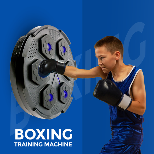 Boxing Wall Trainer | LED Reflex Pad with Interactive Bluetooth Music