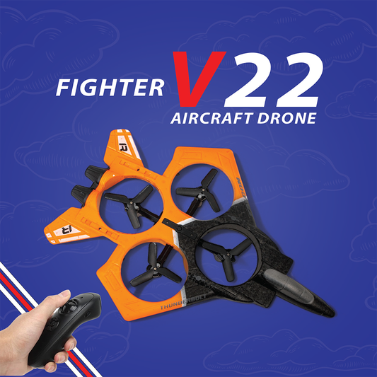 RC Fighter Jet Drone | Remote Control, One-Key Takeoff & Landing, Gravity Sensor