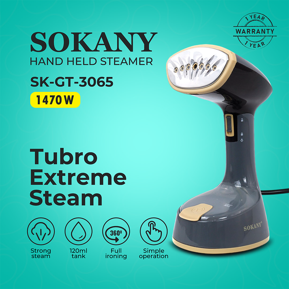 Travel Garment Steamer | Easy Foldable | Wrinkle Remover | 120ml Tank