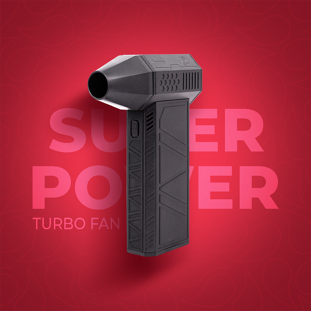 Super Power Turbo Fan Air Duster | 3-Speed Rechargeable Blower