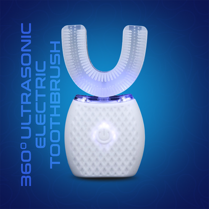 360° Ultrasonic U-Shaped Electric Toothbrush | Hands-Free Auto Cleaning