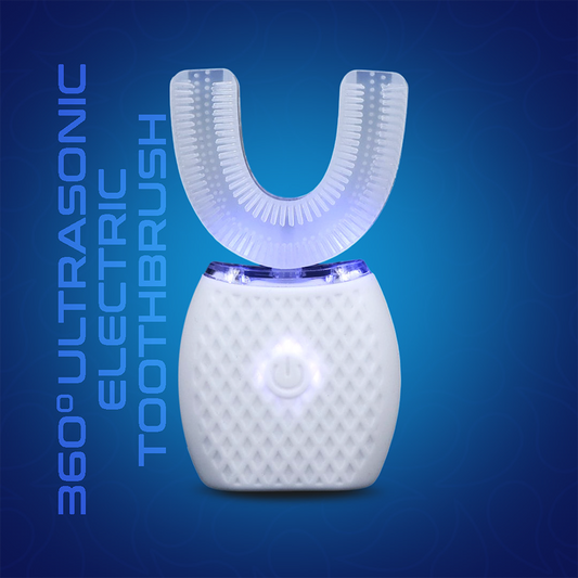 360° Ultrasonic U-Shaped Electric Toothbrush | Hands-Free Auto Cleaning