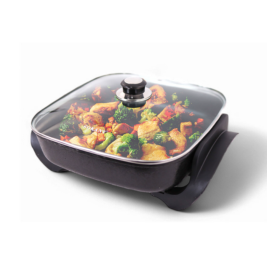 Multi-Function Electric Frying Pan | With Temperature Control & Glass Lid