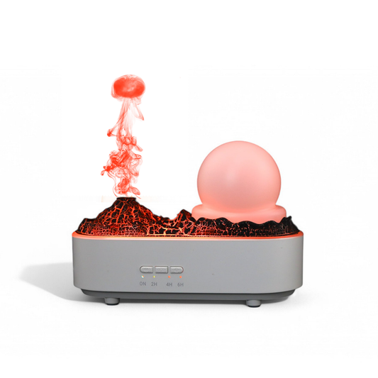 Crystal Ball Flame Essential Oil Diffuser | Ultrasonic Aroma Humidifier  | Volcano Mist Effect