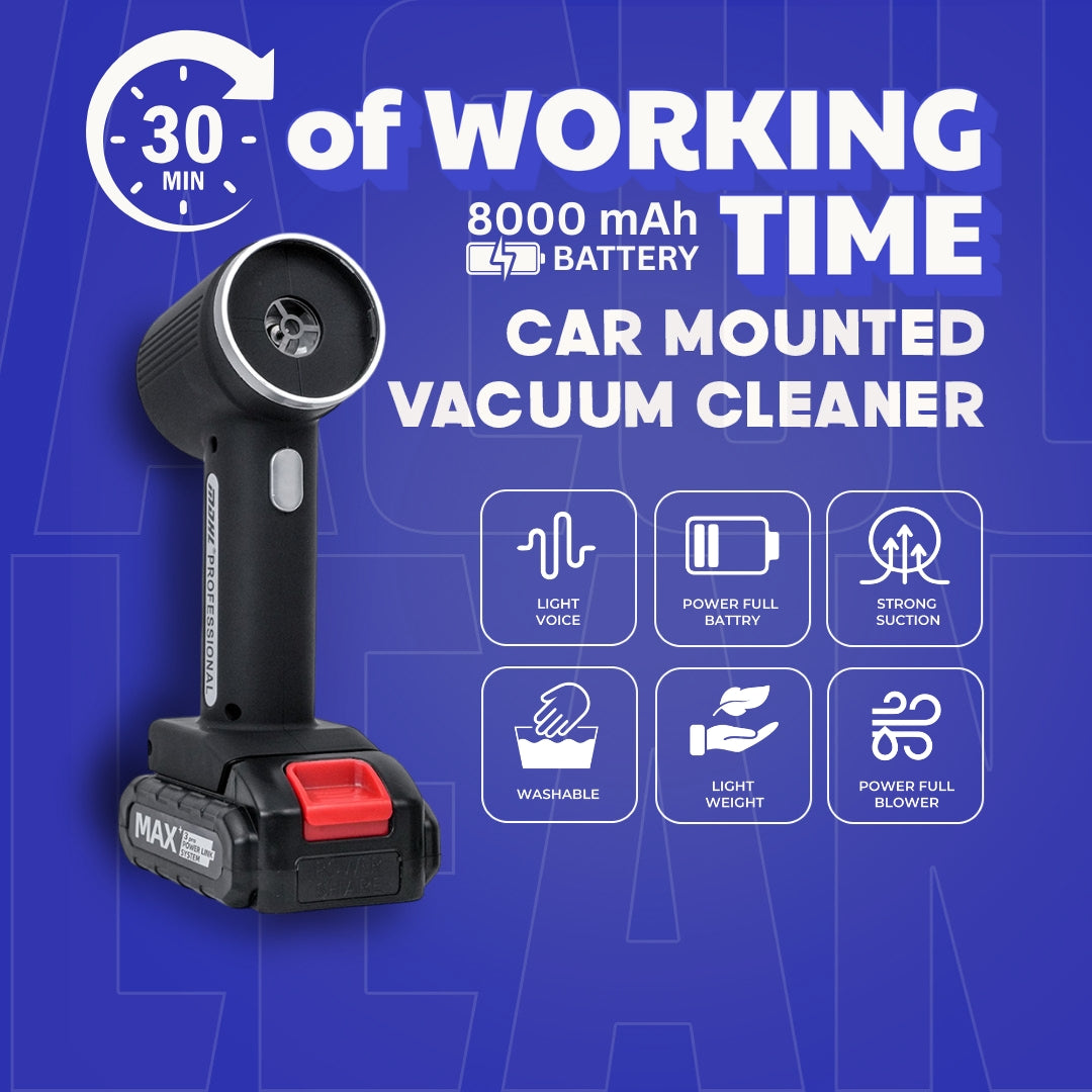 Cordless 4-in-1 Handheld Vacuum Cleaner | Rechargeable & Portable