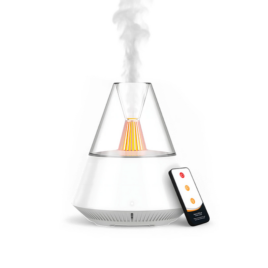 Flame Light Essential Oil Diffuser | Night Light, Auto Shut-Off & 2 Mist Modes