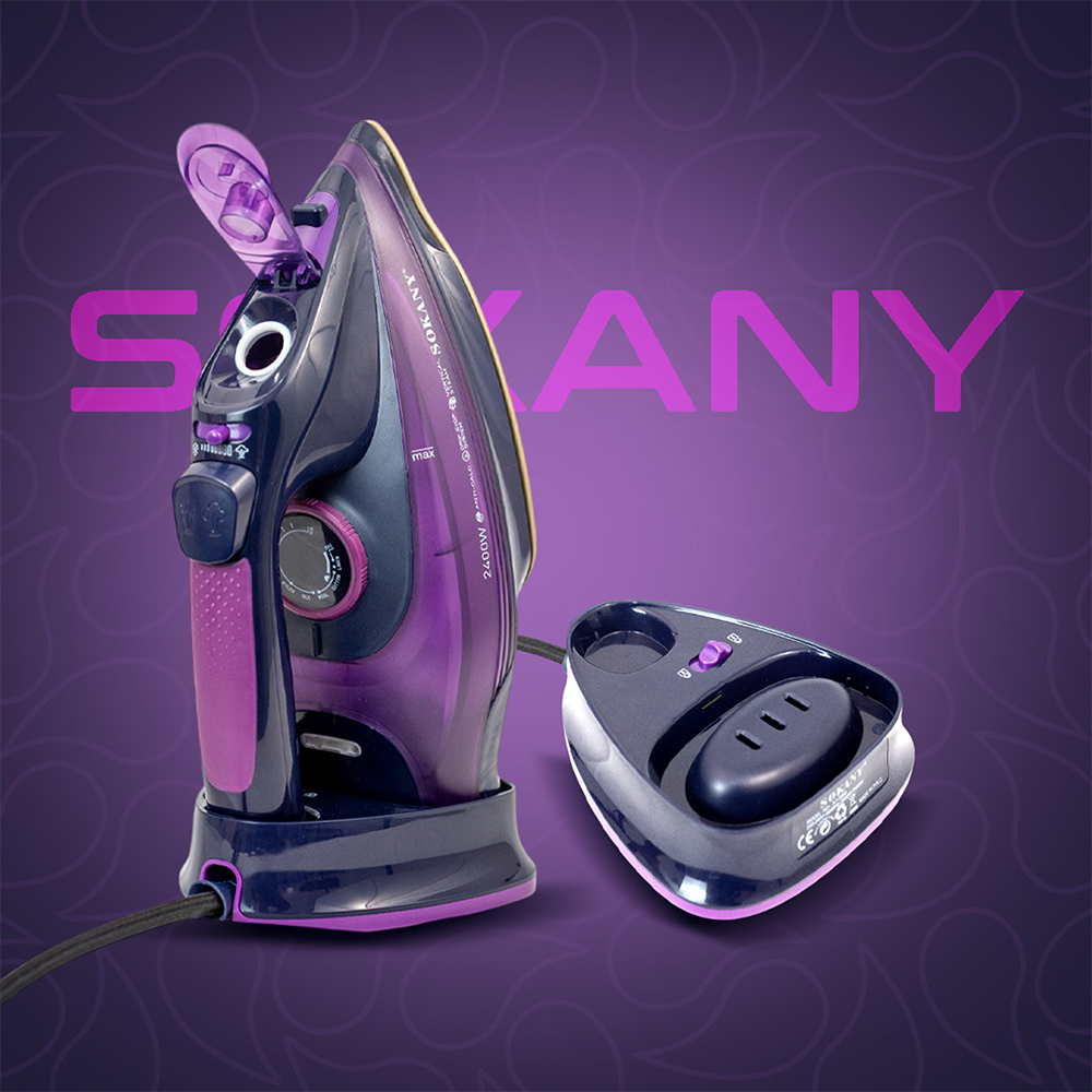 Cordless Steam Iron | Dual Mode with Ceramic Soleplate | Vertical Steam & Anti-Drip