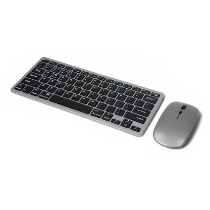 Wireless Bluetooth Keyboard and Mouse Combo | Ultra-Slim, Rechargeable, Silent Typing