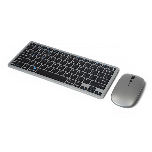 Wireless Bluetooth Keyboard and Mouse Combo | Ultra-Slim, Rechargeable, Silent Typing