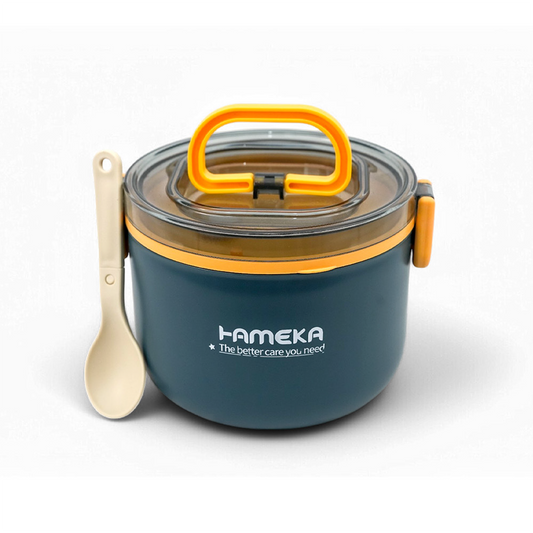 Stainless Steel Thermal Lunch Box | 1000 ml Food Container with Spoon