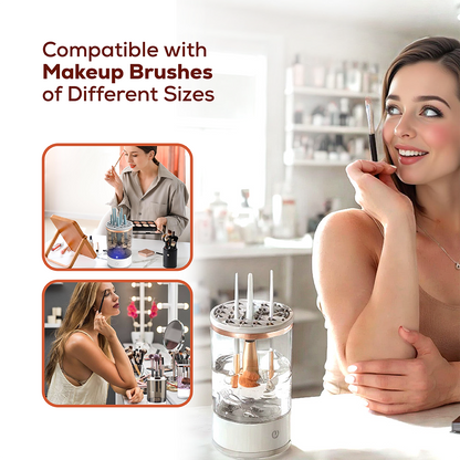 Electric Makeup Brush Cleaner Machine |  USB-Powered Auto Deep Clean Tool