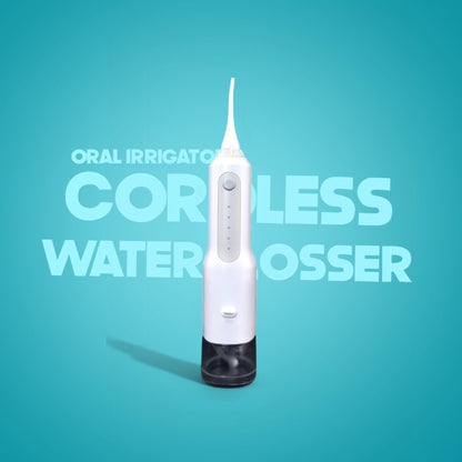 Cordless Water Flosser for Teeth | Portable Oral Irrigator | 5 Modes, 3 Jet Tips