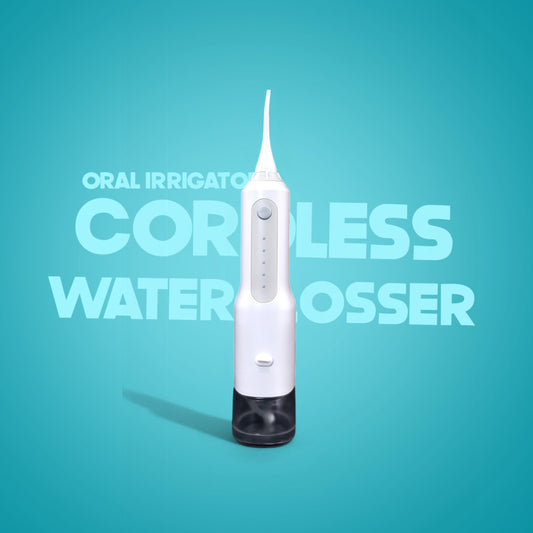 Cordless Water Flosser for Teeth | Portable Oral Irrigator | 5 Modes, 3 Jet Tips