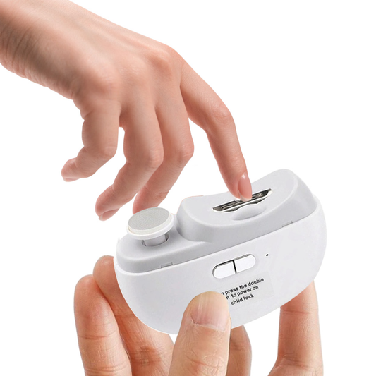 2-in-1 Electric Nail Clipper With Nail Chip Collector | USB-C Rechargeable