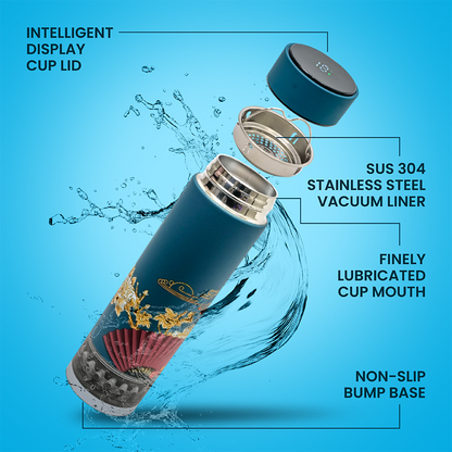 Smart Insulated Stainless Steel Thermos Flask with LED Temperature Display